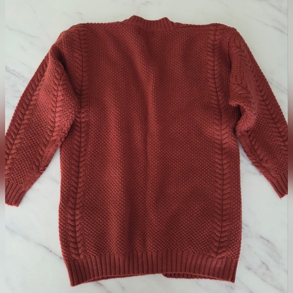 Vintage Wool Cardigan Sweater Current Brand 70's 80's - Picture 5 of 8
